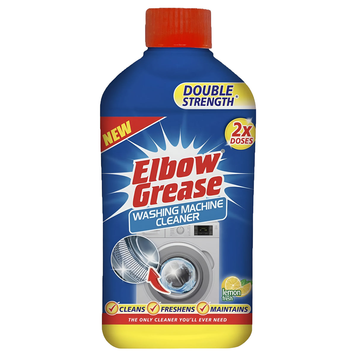 151 Elbow Grease Double Strength lemon Fresh Washing Machine Cleaner Assorted 250ml EG109