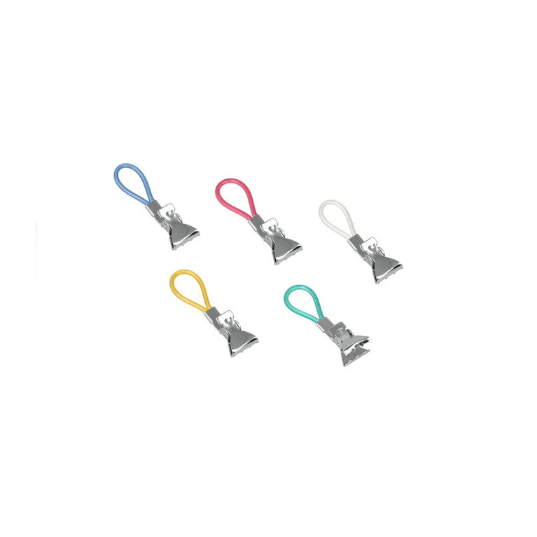Storage Solutions Towel Hooks Assorted Colour Pack of 5 141594
