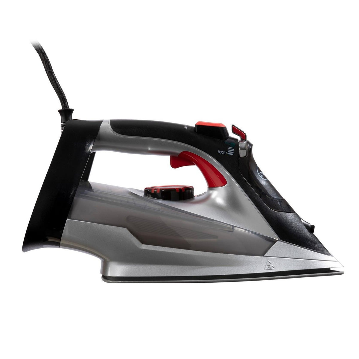 Daewoo Power Glide 3000W Steam Iron Grey and Black SDA1591 | Ceramic Coating Soleplate | Precision Tapered Tip | Steam Burst | Anti Calcium Function | Vertical Steaming