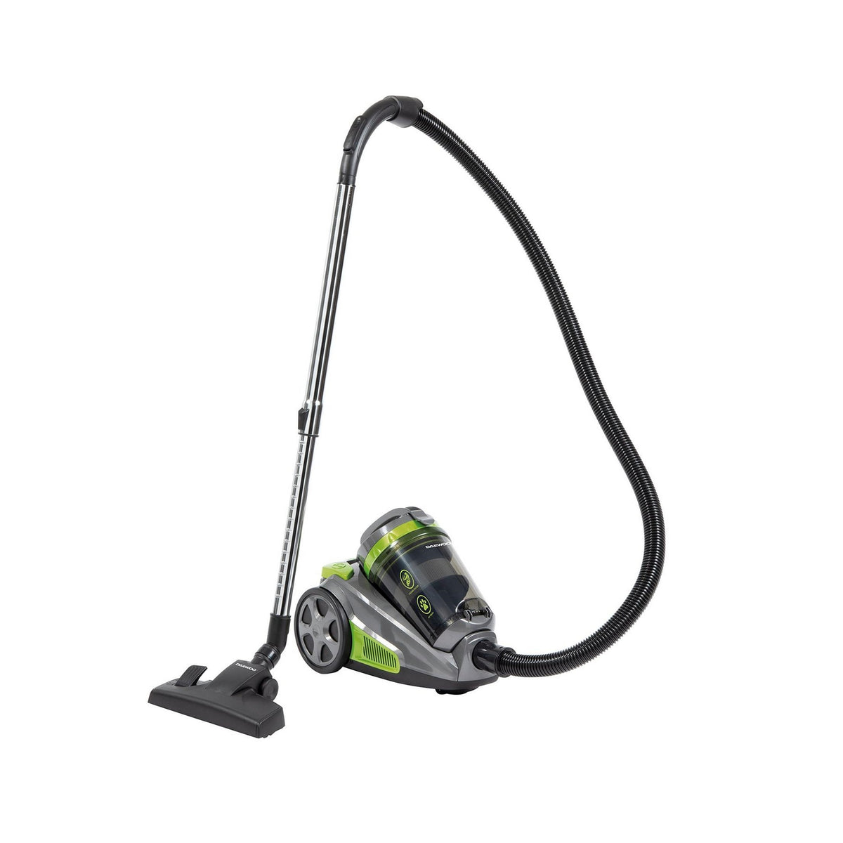Daewoo Tornado Pet Cyclonic Vaccum 700W Black FLR00048 | Cyclonic Suction | Flexi Hose | Washable Filter | 5Mtr Power Cable | Lightweight | Air Turbo 2 in 1 | 3Ltr Dust Tank | 2Mtr Flexible Hose