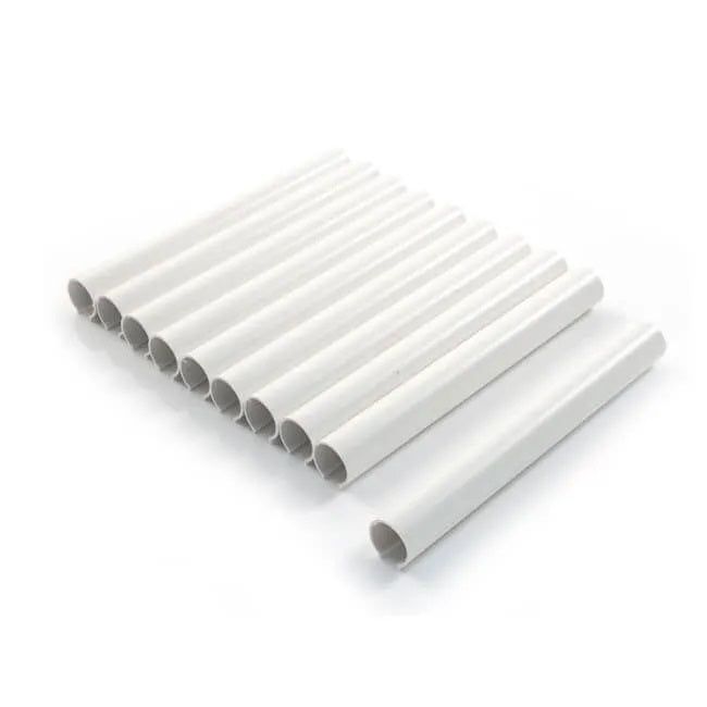 Tallon Snappit Pipe Cover White 15mm x 200mm Pack of 10 ACSNW-10 | Cover For Radiator Tails And General Pipework | UV Stabilised