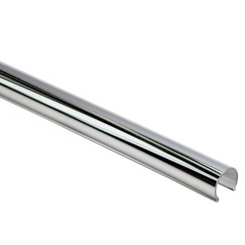 Tallon Snappit Pipe Cover Chrome 15mm x 200mm Pack of 10 ACSNC-10 | Cover For Radiator Tails And General Pipework | UV Stabilised