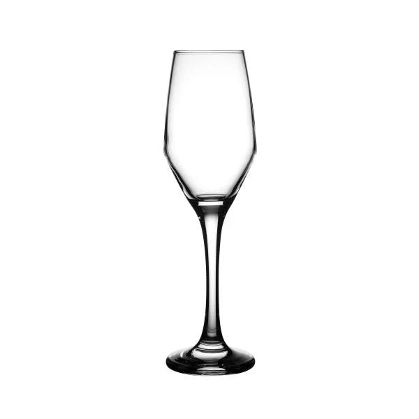 Ravenhead Majestic Flute Glasses Clear 21cl Set of 4 0041.387 | Dishwasher Safe | Strong and Durable