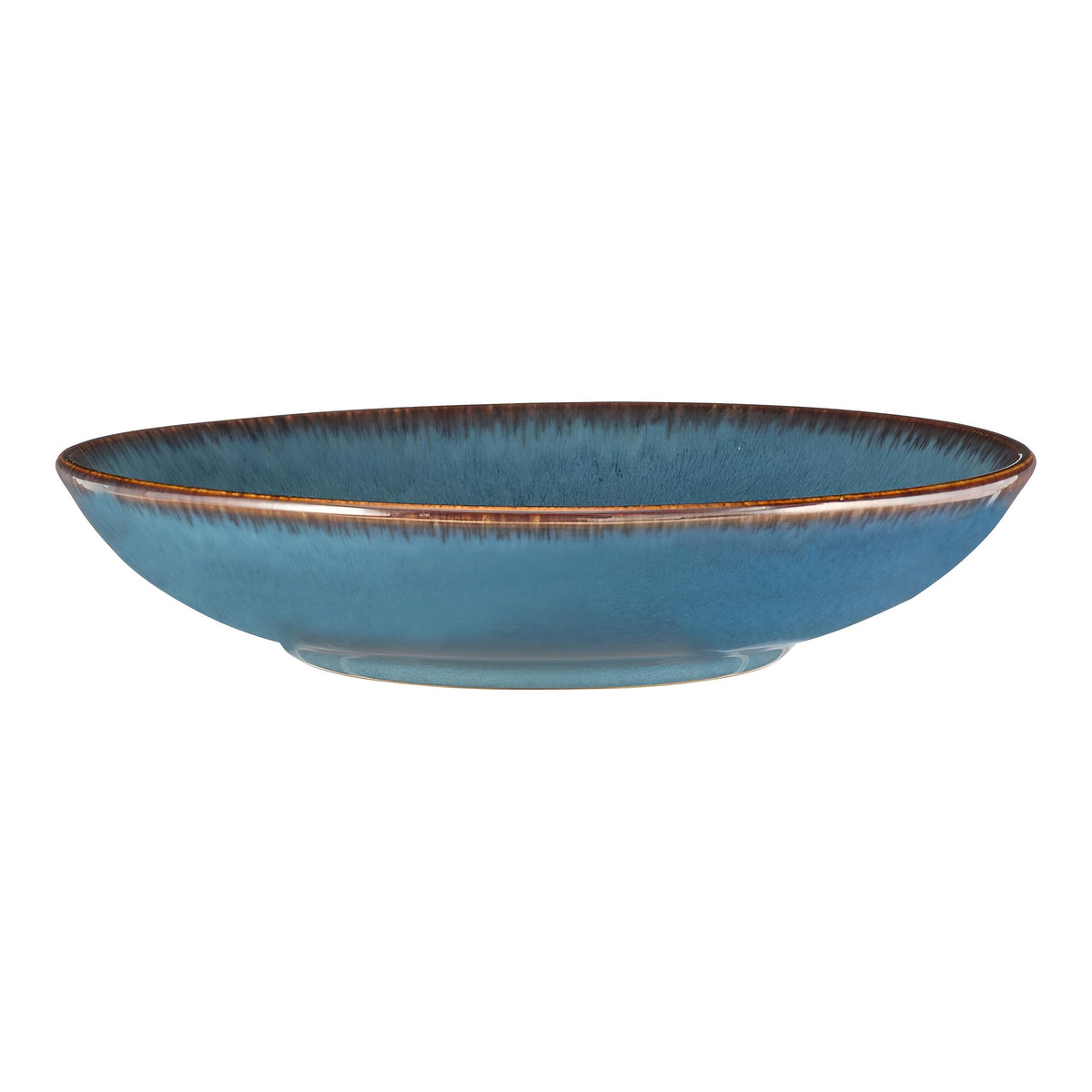 Mason Cash Reactive Pasta Bowl Blue 23cm 2002.189 | Durable Stoneware | Dishwasher Safe | Microwave Safe
