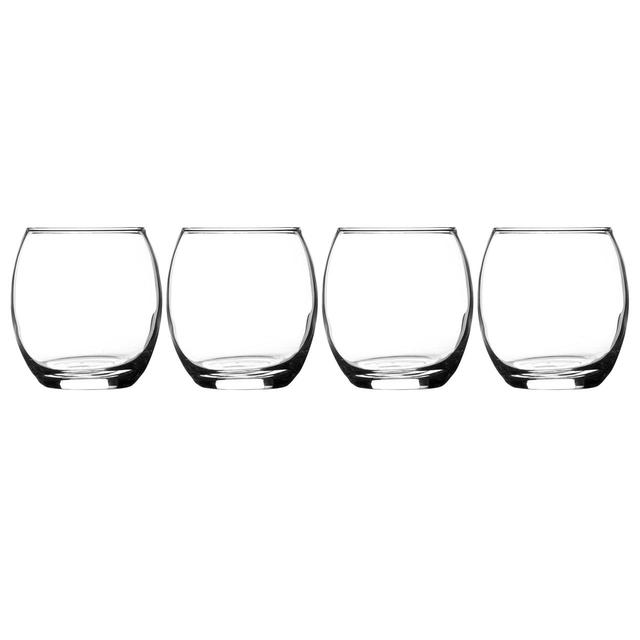 Ravenhead Mode Mixer Glasses Transparent 38cl Pack of 4 0041.338 | Strong And Durable | Dishwasher Safe | Ideal Choice For Everyday Glassware | Generously Sized | Dishwasher Stackable