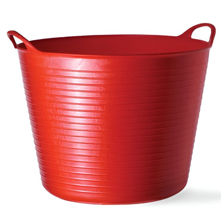 Red Gorilla Flexible 2 Handled Recycled Tub Red 38Ltr SP42R| Frost and UV Resistant | Very Strong