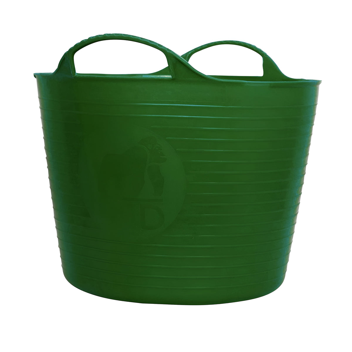 Red Gorilla High Quality Flexible Plastic Tub Green 14Ltr Small SP14G | Lightweight | Frost Proof | UV Resistant | Easy to Clean | Super Tough | Bendable | Washable
