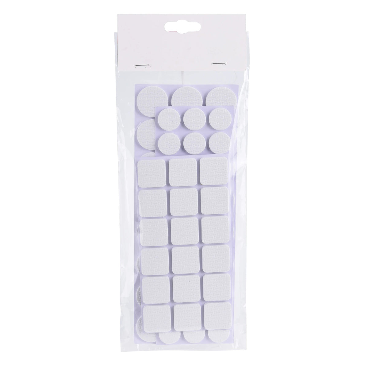 Anti Skid Floor Protector White 72-Piece 155692 | 30x 20mm | 24x 28mm | 18x 25mm x 25mm