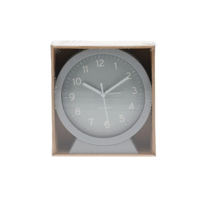 Quartz Alarm Clock Grey 15cm 837-165340