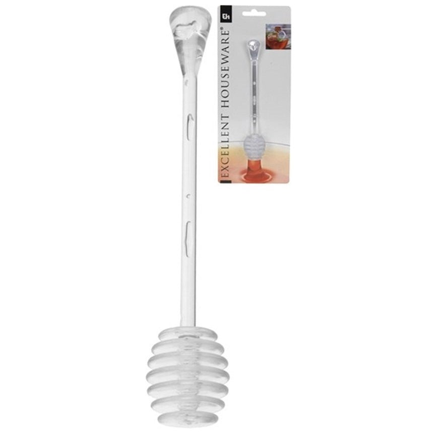 Excellent Houseware Honey Spoon Clear 17cm x 3cm 150317