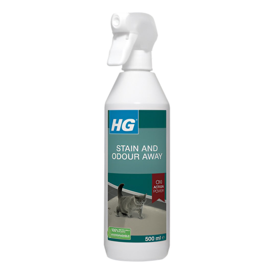 HG Stain and Odour Away for Cats 500ml 2309 | Oxi Action Power