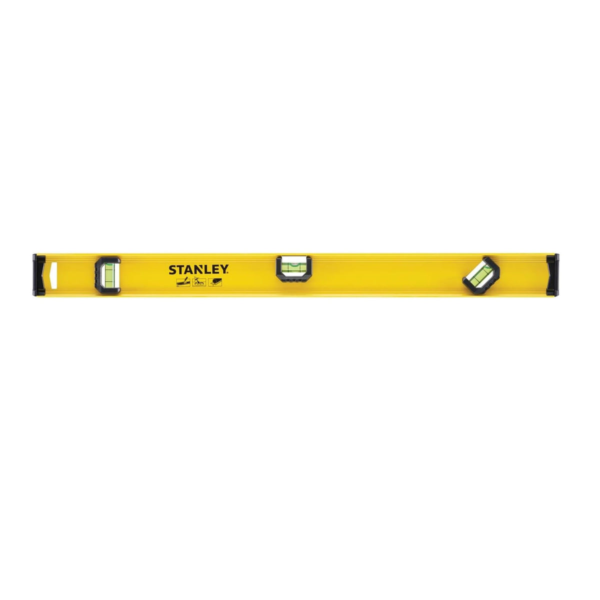 Stanley Basic I-Beam Spirit Level Yellow and Green 60cm 0-42-074