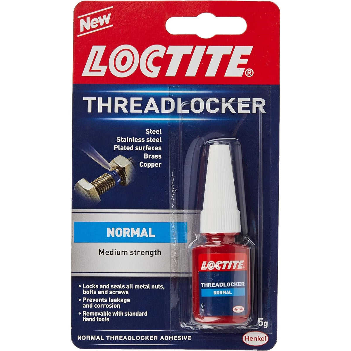 Loctite Normal Thread Locker Clear 5g 2262975