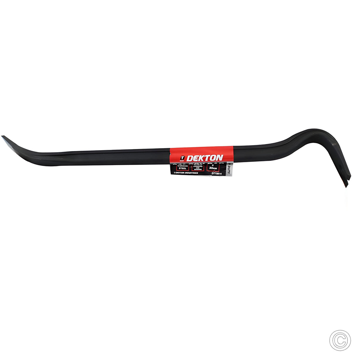 Dekton Pry Bar Oval Shank With Groove Black 24-Inch DT10814