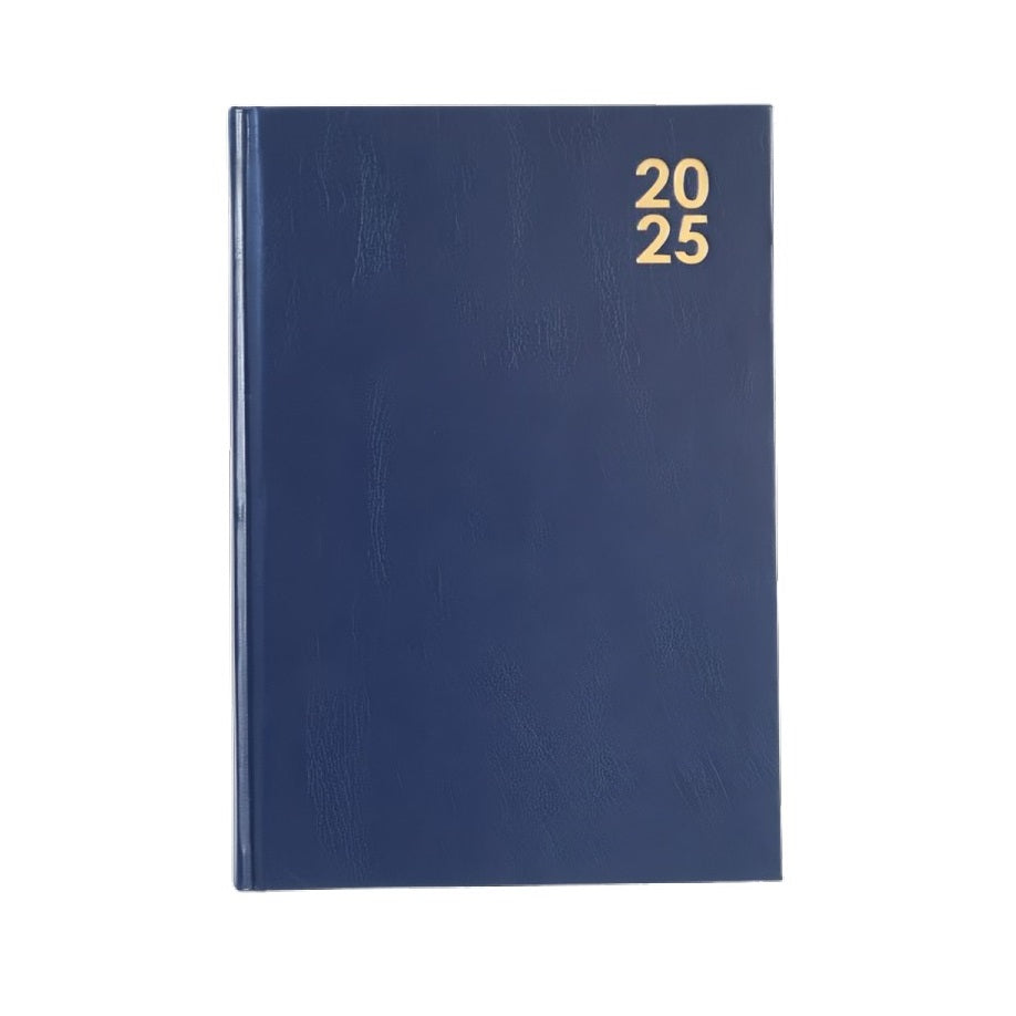 Design Group A5 2025 Hardback Week To View Diary Blue FSC-BASD25