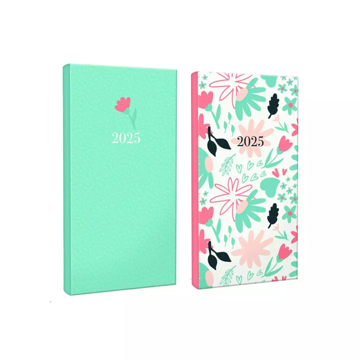 Design Group 2025 Slim Week To View Kraft Diary Assorted FSC-KRPL25
