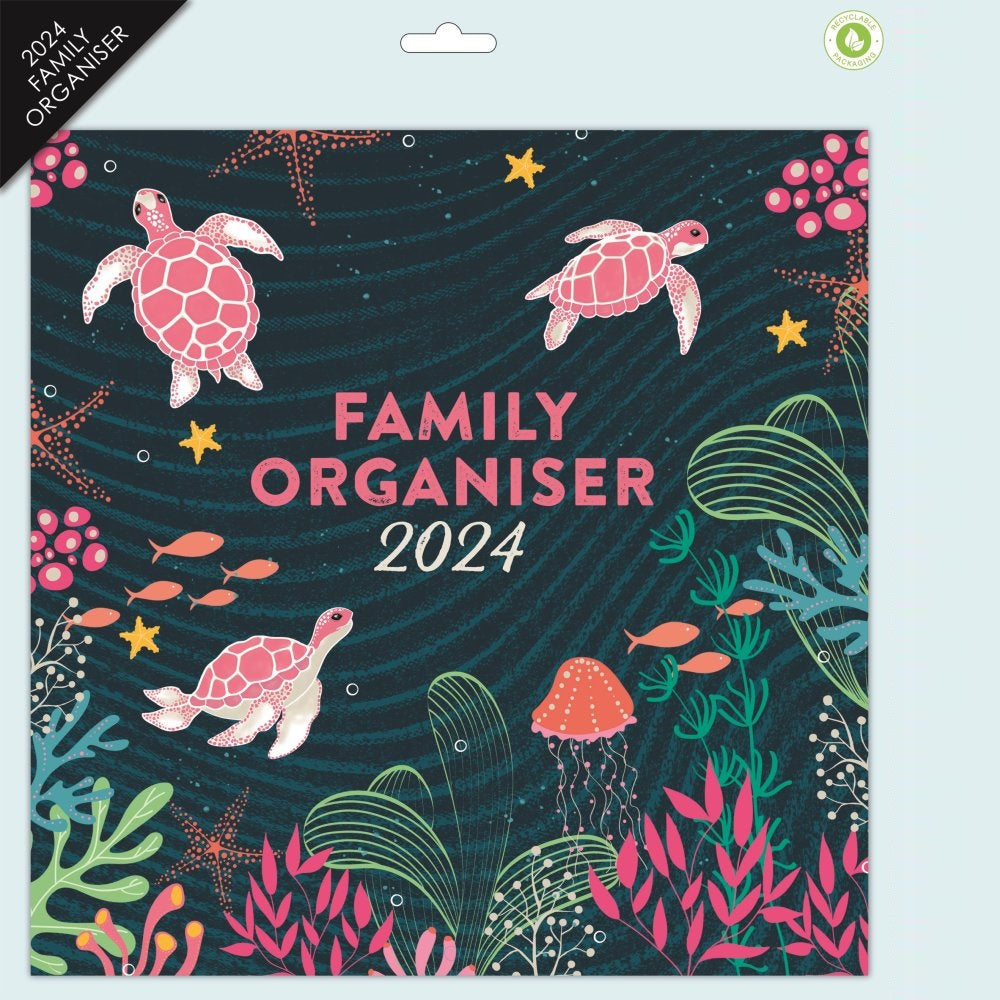 Design Group 2025 Family Organiser Calendar Assorted YAM25
