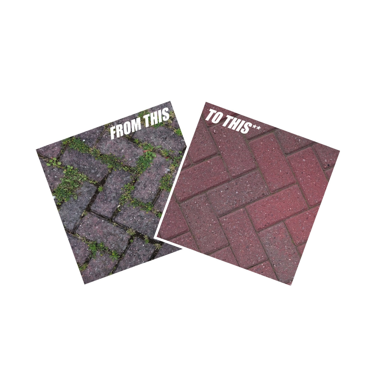Block Blitz Original Block Paving Eco Cleaner Clear 760g Twin Pack BBO2 | Multi-Use | 2-in-1 Patio Treatment and Sealer | Moss and Algae Deterrent | Weed Prevention Wash | Child and Pet Safe Driveway Restorer | No-Scrub Outdoor Pavement Solution
