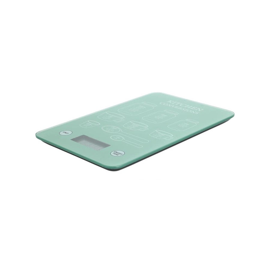 Excellent Houseware Glass Kitchen Scale Green 21.5cm x 15cm 170-489970