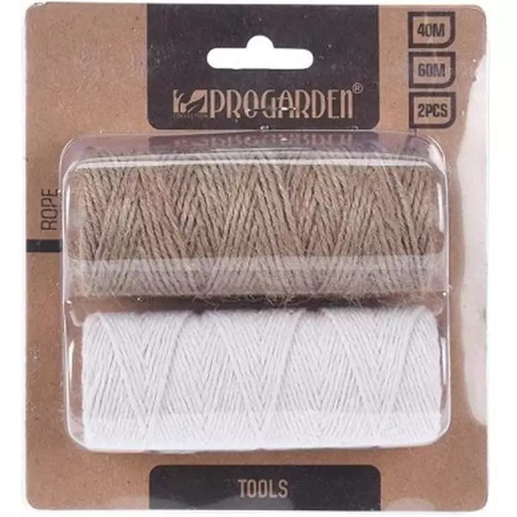 Pro Garden Cotton String Twine Set Assorted Pack of 2 070831