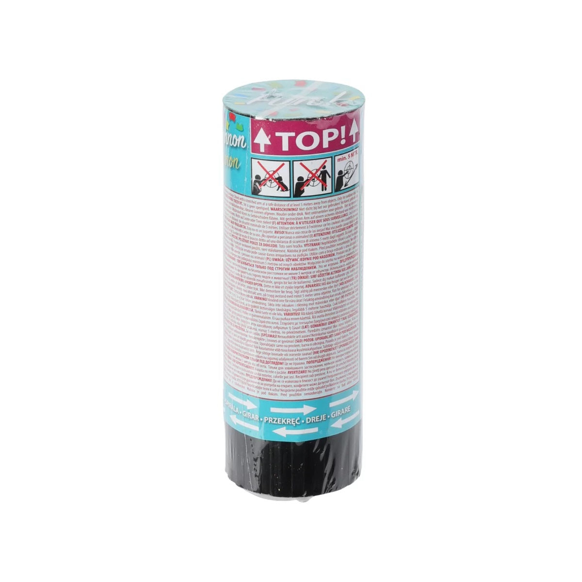 Party Confetti Cannon Assorted 105mm 103695