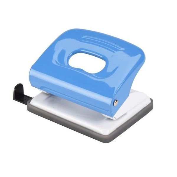 Stationery Supplies Perforator Hole Punch Blue 12cm x 12.8cm x 6.3cm 077504