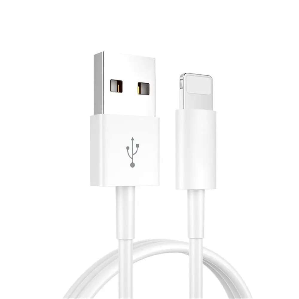 Daewoo USB-A To 8 Pin Lightning Cable White 1Mtr CT005064 | Power - 5V 1A | Charge and Sync | Data and Sync Cable