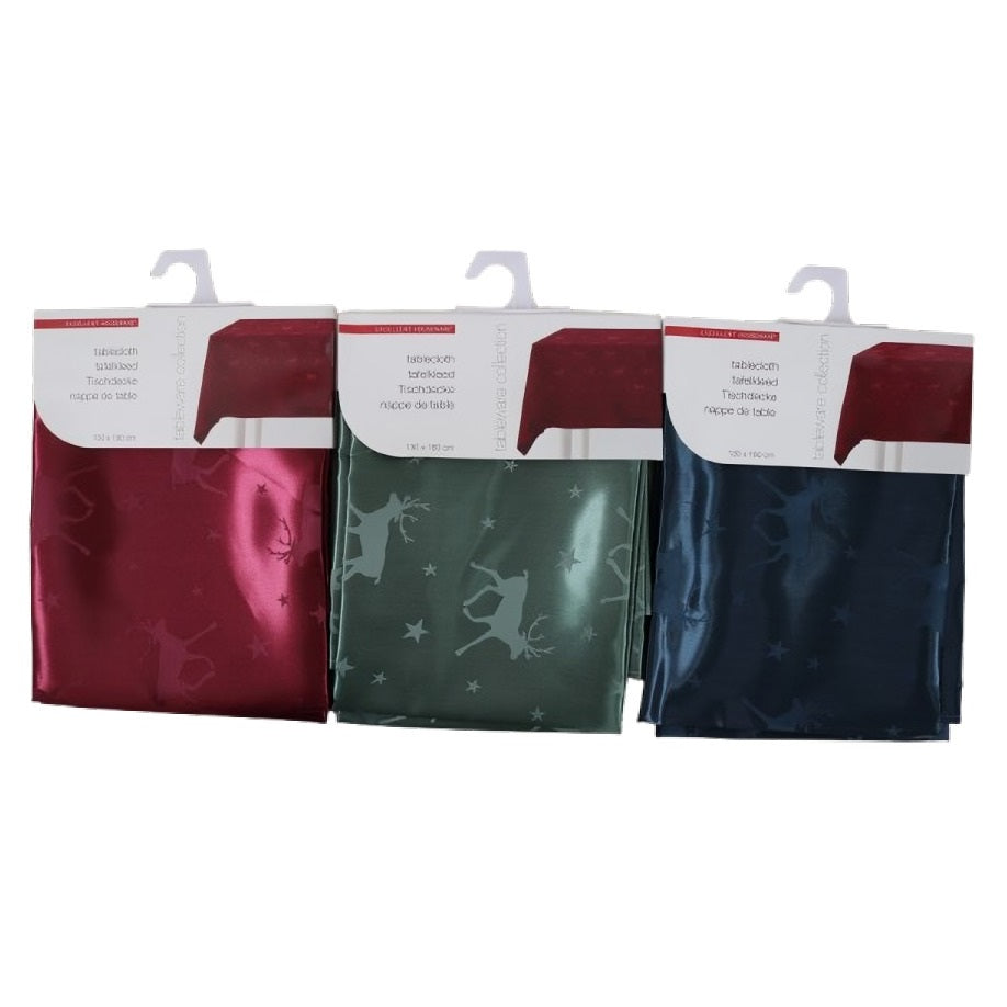 Excellent Houseware Table Cloth Assorted 130cm x 180cm 105613