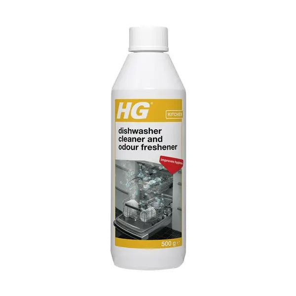 HG Dishwasher Cleaner and Odour Freshener White 500g 2302 | Improves Hygine