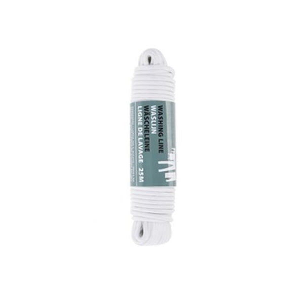 Washing Line White 25Mtr 190236