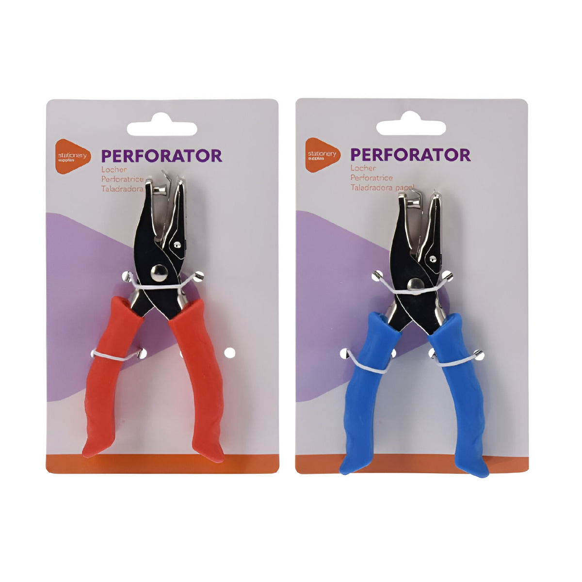 Stationery Supplies Paper Hole Puncher / Perforator Assorted Pack of 1 081810