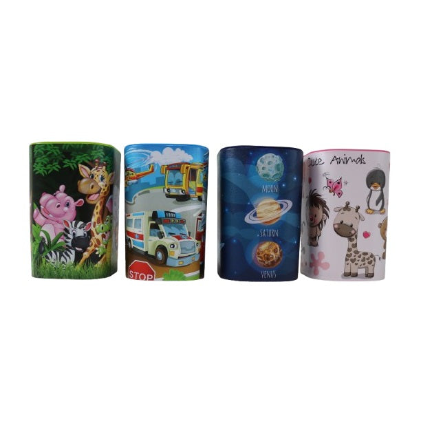 Kid-Friendly Money Bank Assorted Colour 76mm x 76mm x 120mm Pack of 1