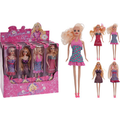 Bendable Fashion Doll Assorted 28cm 038738