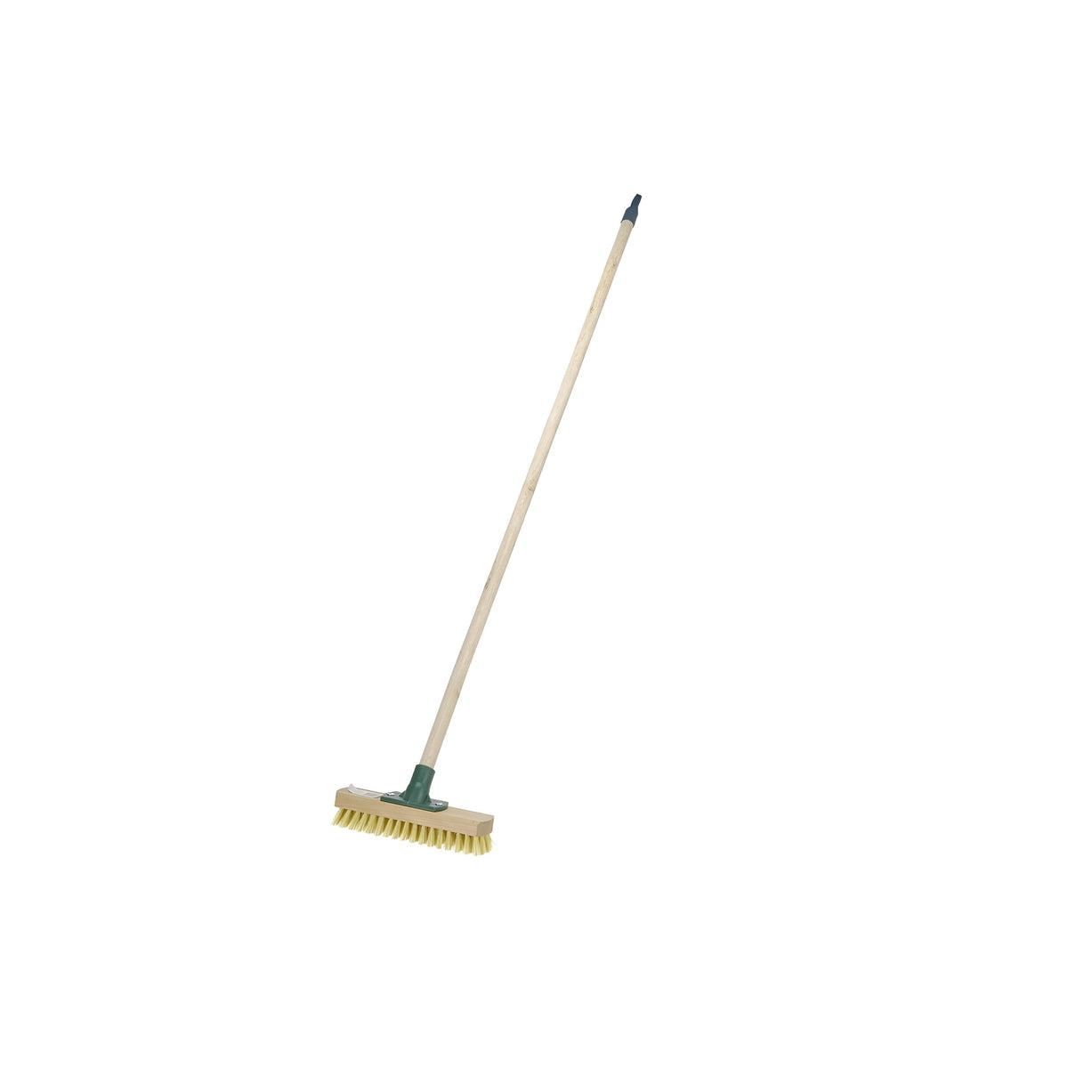 Scrub Broom with Wooden Handle Brown 120cm x 24cm 197921
