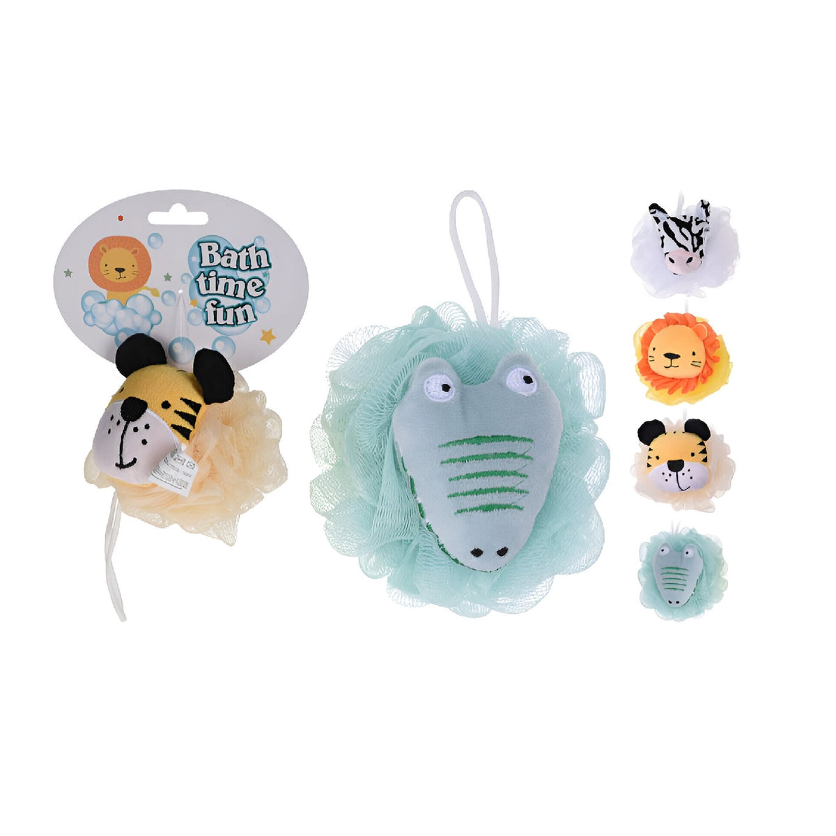 Bath Sponge Loofah Assorted Pack of 1 152373 | 80 Percent Polyester | 20 Percent Polyethylene