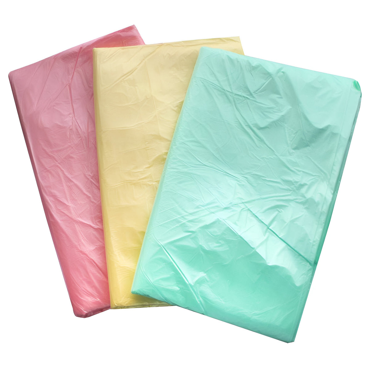 Dekton Coloured Polythene Dust Sheets Assorted Colours 3.6Mtr x 3.6Mtr Pack of 3 DT95484 | Splash Protection | Easy Draping | Ideal Protection Against Spillages | For Indoor and Outdoor Use