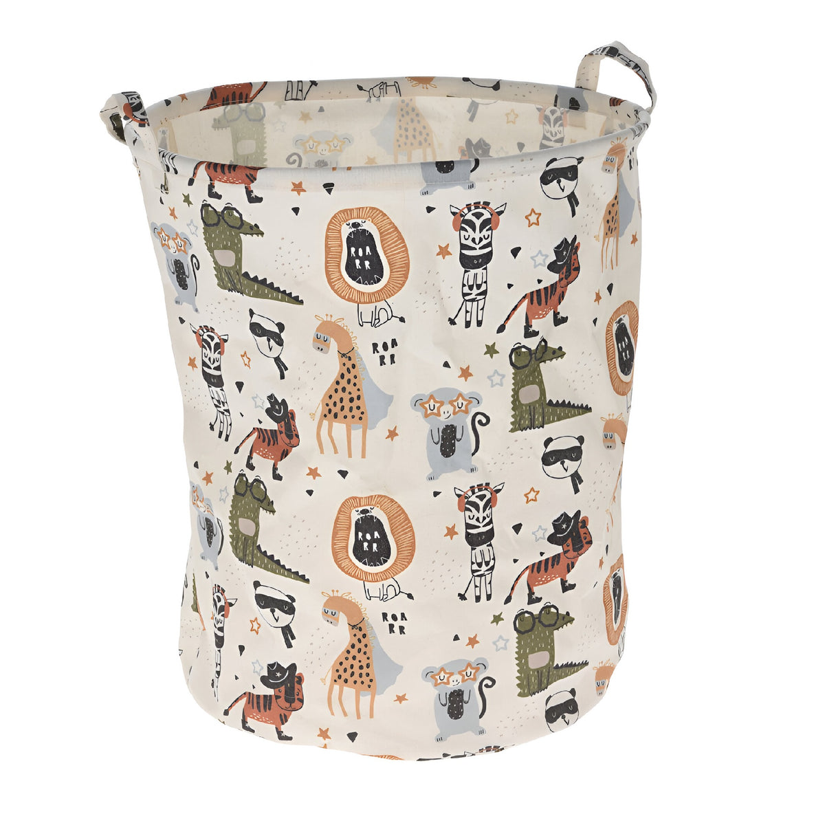H and S Collection Animal Print Storage/Laundry Bag Assorted Pack of 1 D40cm x H50cm 157251
