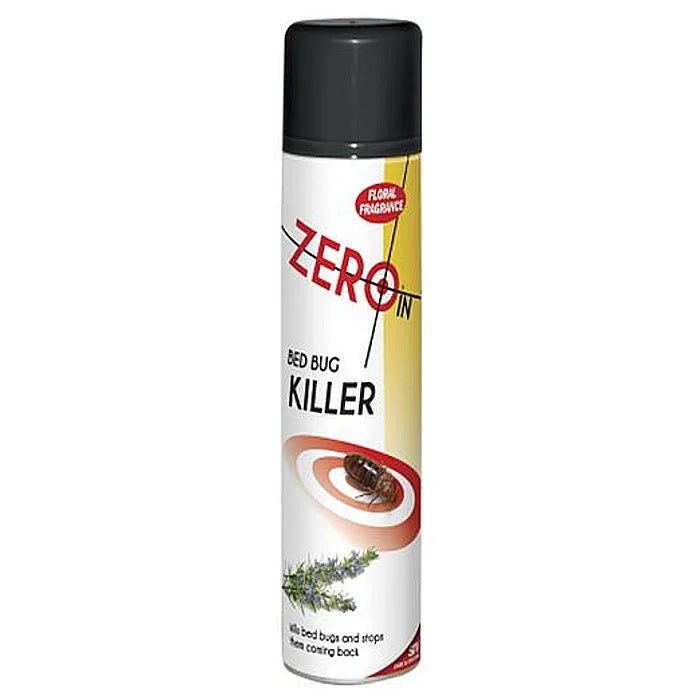 Zero-In Bed Bug Killer Multicolour 300ml ZER968 | Floral Fragrance