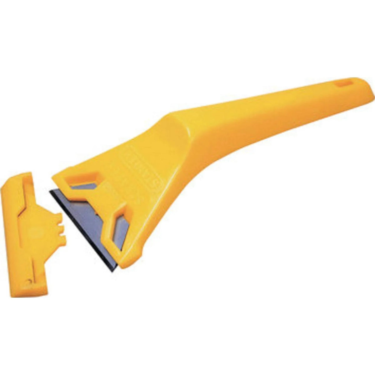 Stanley Window Scraper with 1 Blade Yellow 170mm x 60mm 0-28-590