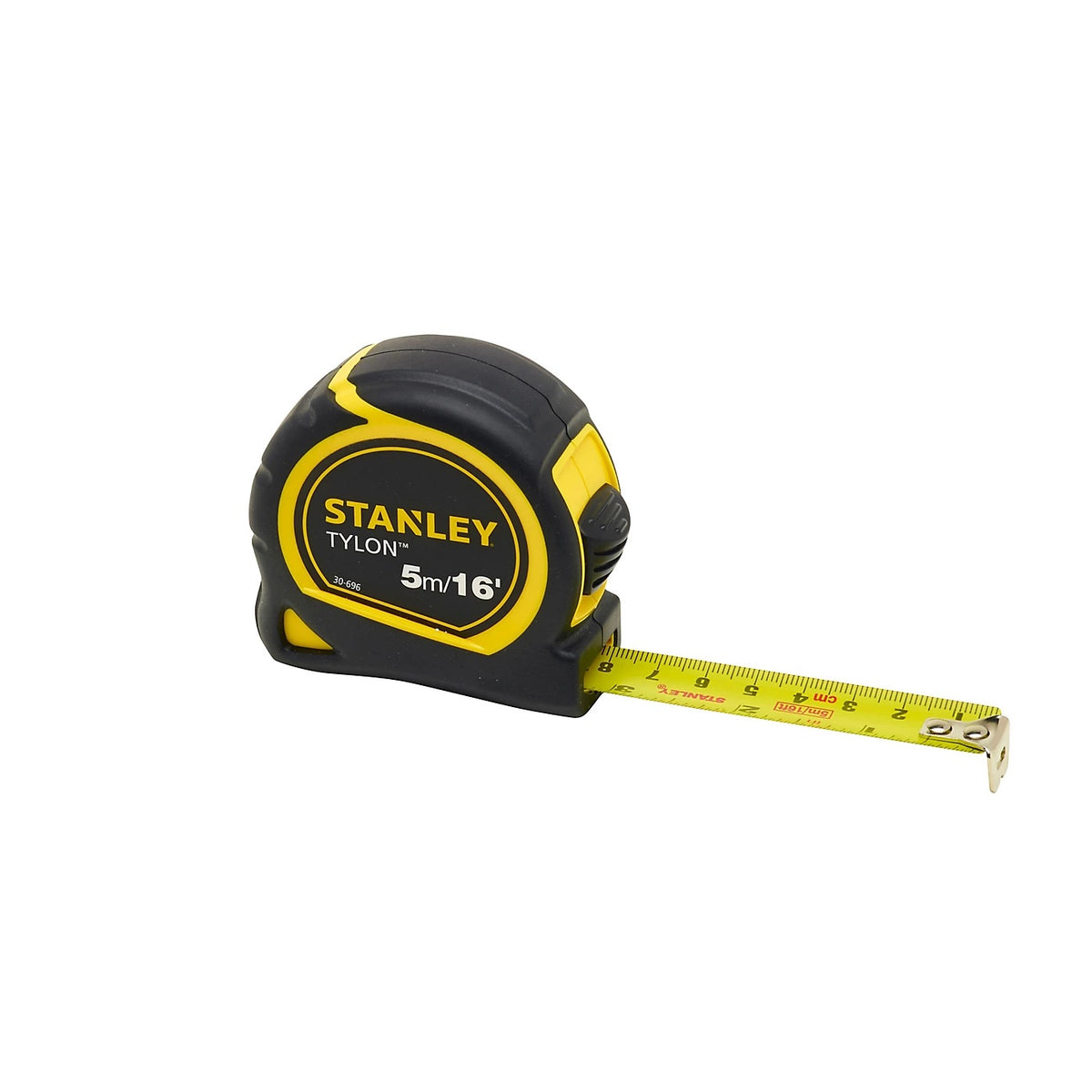 Stanley Tape Measure with Belt Clip Black and Yellow 5Mtr 30-696