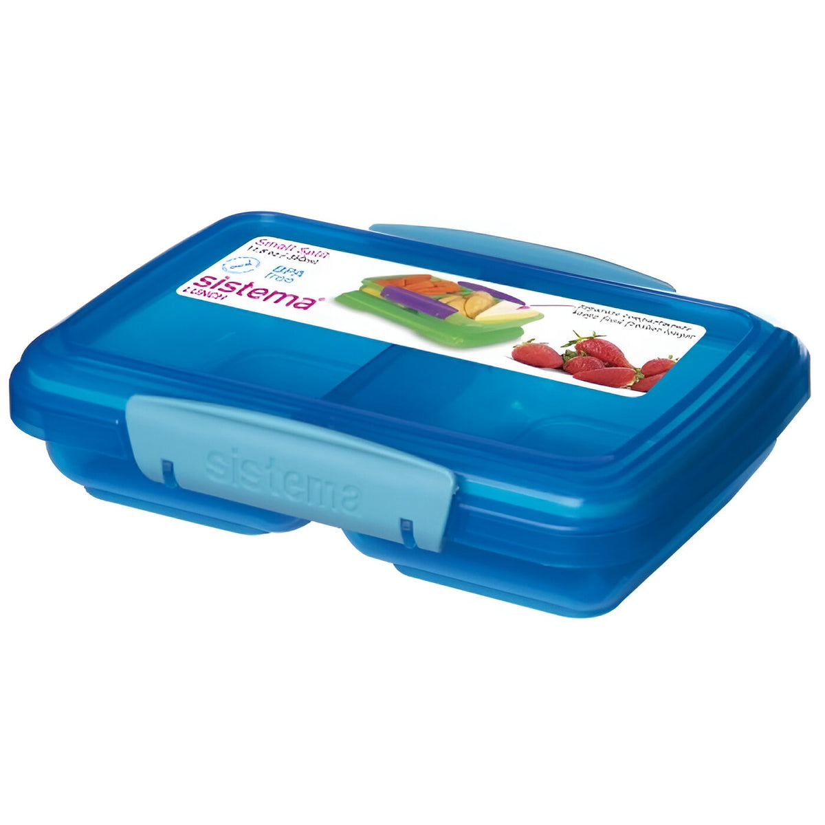 Sistema Klip It Split Storage Container Assorted Colours 350ml Pack of 1 01518