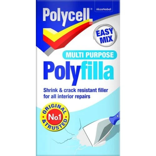 Polycell Multi Purpose Polyfilla White 450g | Shrink and Crack Resistant Filler for all Interior Repairs