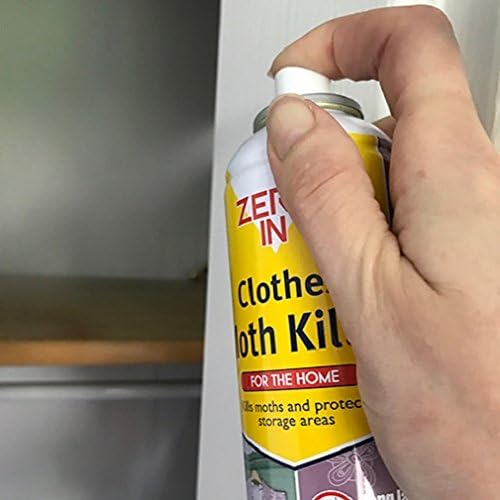 Zero In Clothes Moth Killer Multicoloured 300ml BC-ZER434 | For Indoor Use