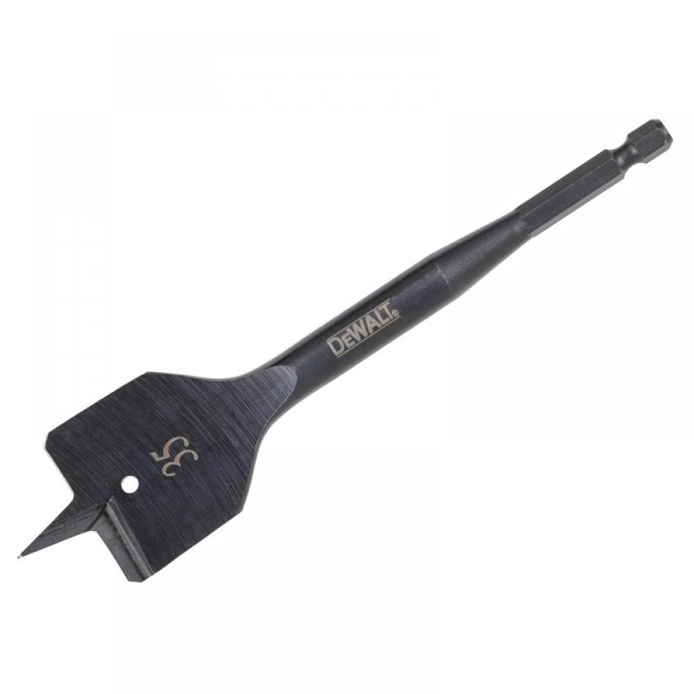 Dewalt Extreme Impact Flat Wood Drill Bit Black 35mm x 152mm DT4776-QZ
