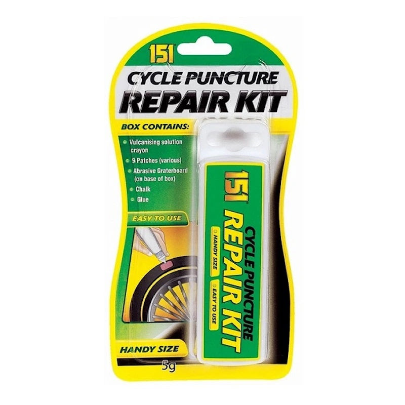 151 Cycle Puncture Repair Kit Assorted 00028-12 | Handy Size | Easy to Use