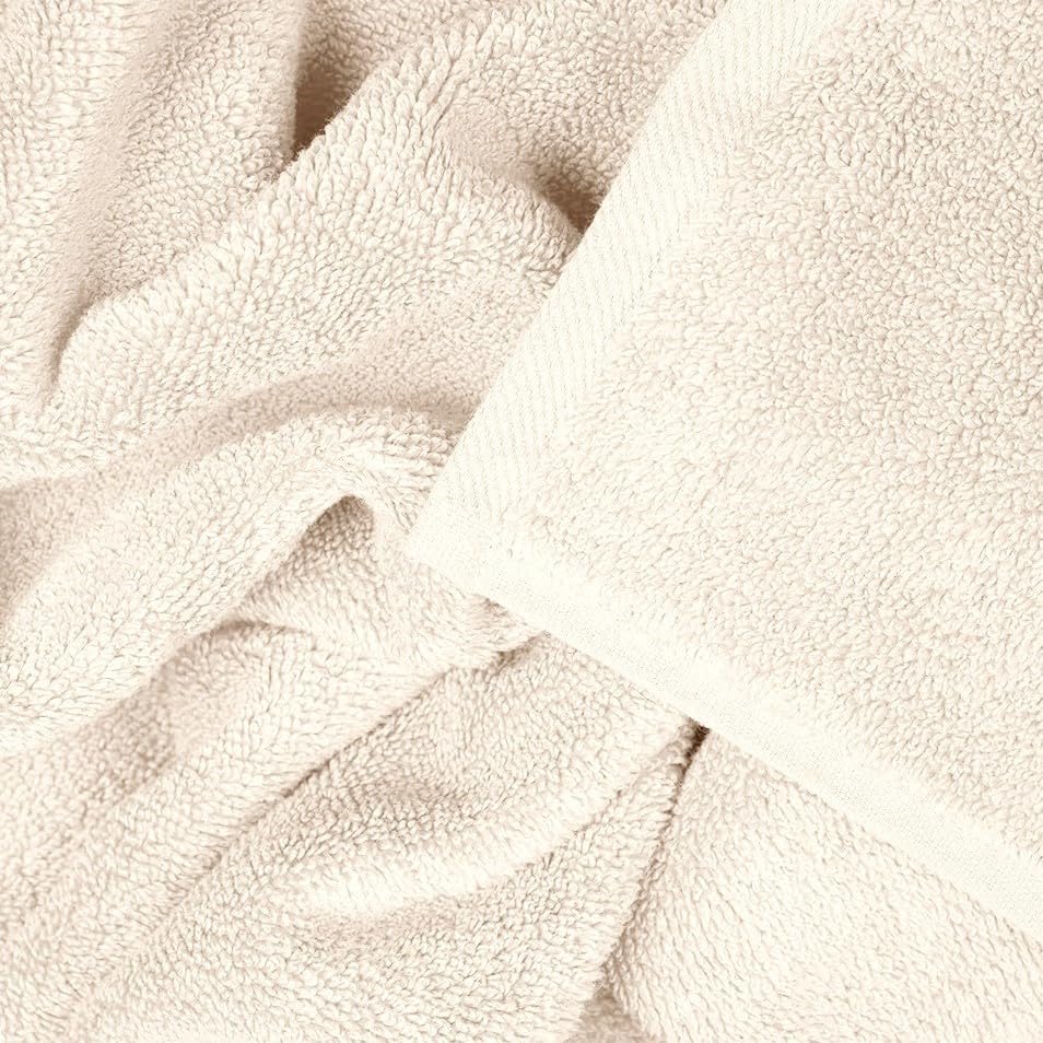 Supreme Zero Twist Highly Absorbent and Quick Dry Bath Sheet Cream