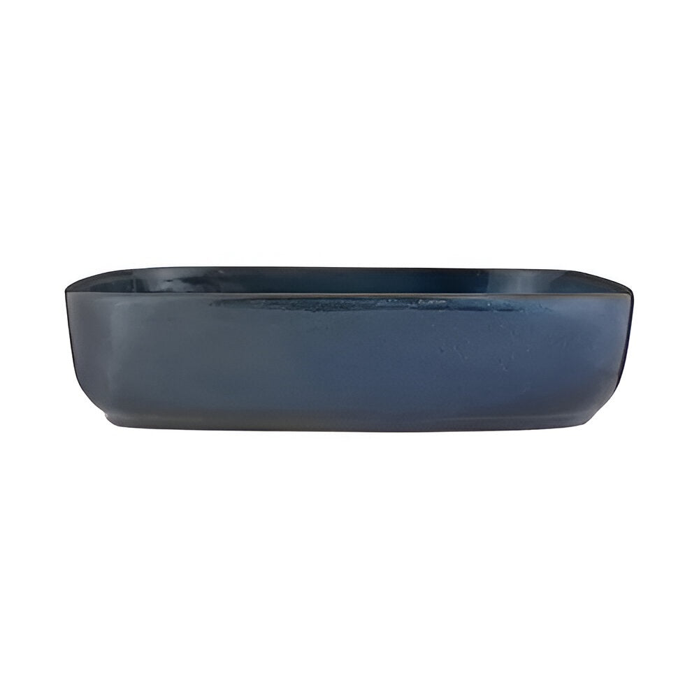 Mason Cash Reactive Rectangle Roasting Dish Blue 1.2Ltr H5.5cm x W23cm x D17.5cm 2002.274 | Microwave Safe | Freezer Safe | Oven Safe | Dishwasher Safe