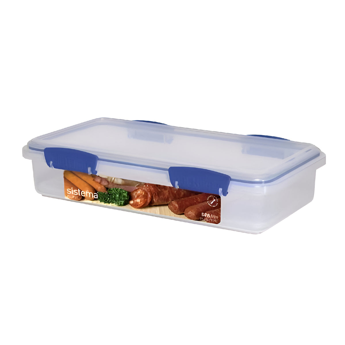 sistema-klip-it-plastic-meat-keeper-food-storage-container-clear-1.75ltr-01481--bpa-free