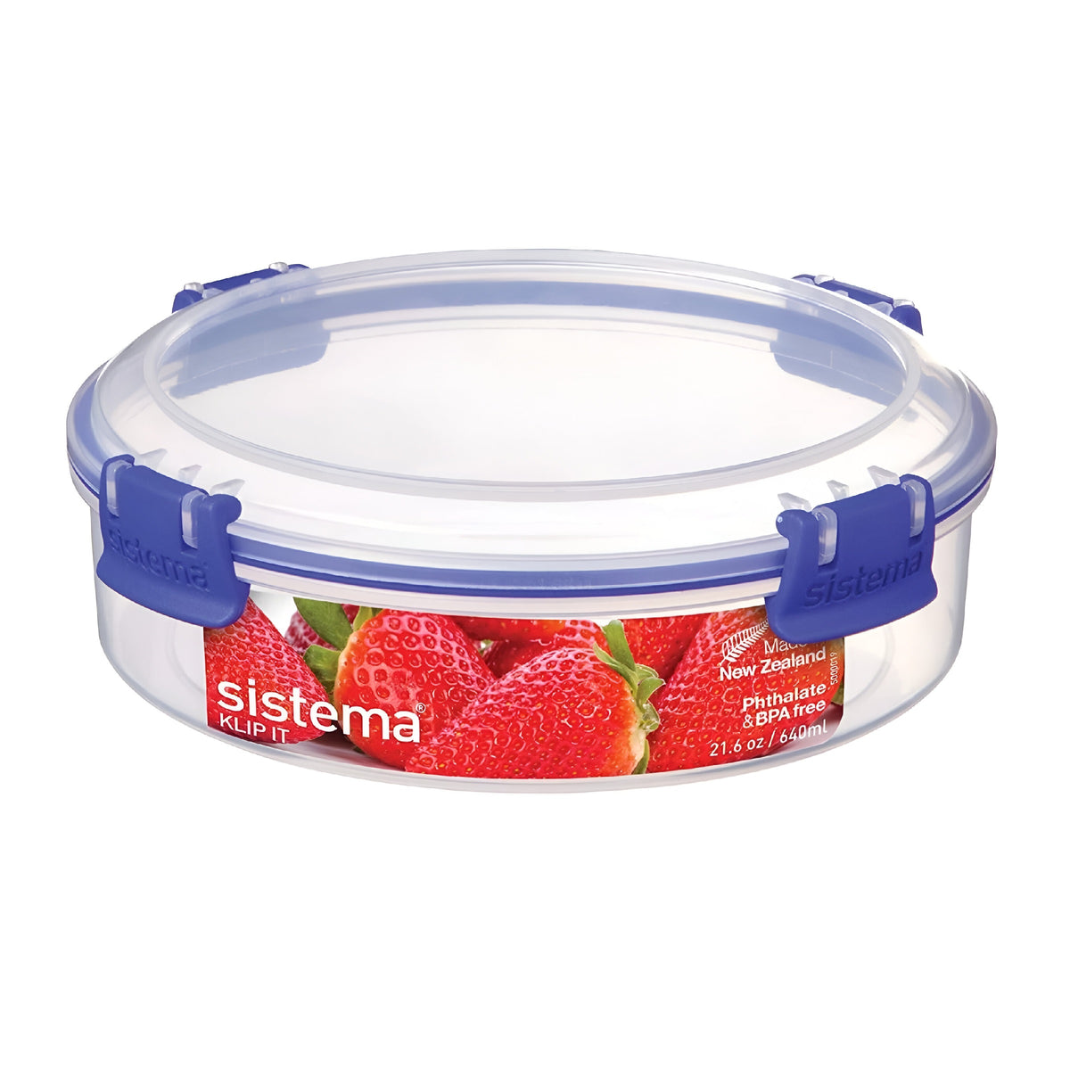 sistema-klip-it-round-container-clear-16.7cm-x-16.7cm-x-5.5cm-640ml-01364---bpa-free--phthalate-free