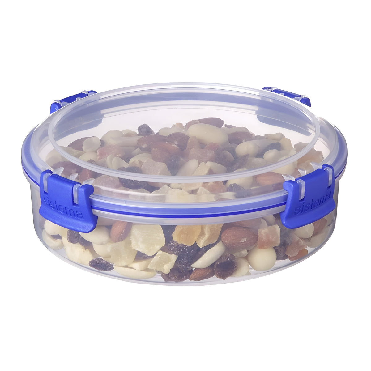 Sistema Klip IT Round Container Clear 16.7cm x 16.7cm x 5.5cm 640ml 01364 |  BPA Free | Phthalate Free